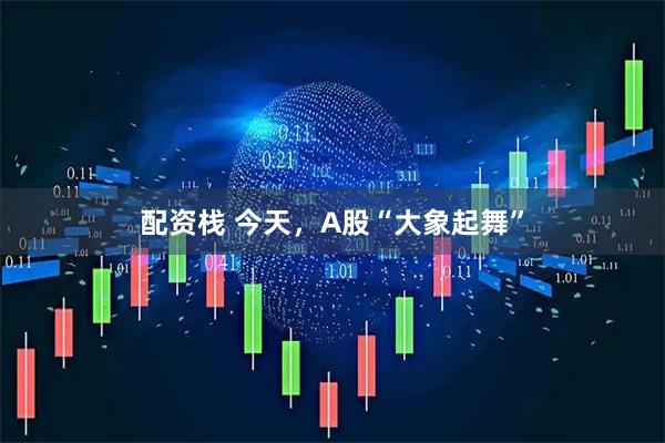 配资栈 今天，A股“大象起舞”