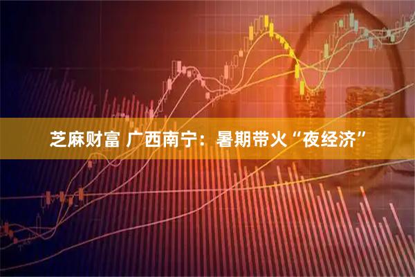 芝麻财富 广西南宁：暑期带火“夜经济”
